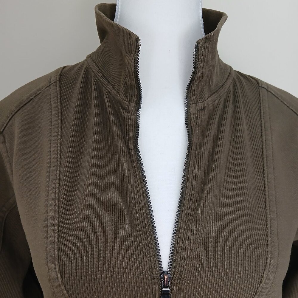 Anthropologie Daily Practice Meru Mini Dress Long Sleeve Olive Green Size XXS - Picture 7 of 9